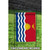 Blue and Red Kiribati Outdoor Garden Flag 18" x 12.5"