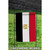 Red and Black Egypt Outdoor Garden Flag 18" x 12.5"