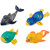 Set of 4 Water Activated  Light-Up Sea Animals Swimming Pool Dive Toys
