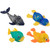 Set of 4 Water Activated  Light-Up Sea Animals Swimming Pool Dive Toys