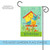 Yellow and Blue Bird House Outdoor Rectangular Mini Garden Flag 18" x 12.5"