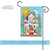 Blue and White There's No Place Like Home Outdoor Garden Flag 18" x 12.5"