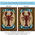 Brown and Red Lobster Sign Outdoor Garden Flag 18" x 12.5"