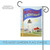 Blue and White Lighthouse Outdoor Garden Flag 18" x 12.5"