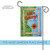 Green and Blue "Lake George New York"Outdoor Rectangular Mini Garden Flag 18" x 12.5"