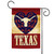 Red and Brown Texas Longhorn Heart Outdoor Garden Flag 18" x 12.5"