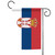 White and Red Serbia Outdoor Garden Flag 18" x 12.5"