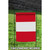 Red and White Peru Outdoor Garden Flag 18" x 12.5"