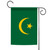 Green and Yellow Mauritania Outdoor Garden Flag 18" x 12.5"