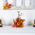 12" Artificial Maple Leave, Berries, and Pumpkin Fall Harvest Candle Holder
