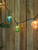 10-Count Multi-Color Natural Jute Wrapped Ball Patio Light Set, 6ft Green Wire