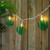 10-Count Green Cactus Patio Light Set, 6ft White Wire