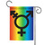 Pride Transgender Symbol Outdoor Garden Flag - 18" x 12.5"