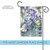Purple and Green Amethyst Sunrise Outdoor Garden Flag 18" x 12.5"