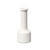 Set of 2 White Marble Taper Candlestick Holders 10"