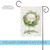 Green and Yellow Blessed Birds Outdoor Rectangular Double Sided Garden Flag 18" x 12.5"