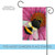 Black and Yellow Busy Bee Outdoor Rectangular Mini Garden Flag 18" x 12.5"