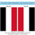 Red and Black Yemen Outdoor Garden Flag 18" x 12.5"