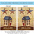 Star-Shaped US Flags "Welcome" Patriotic Home Outdoor Flag - 28" x 40"