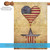 Heart and Star-Shaped USA Flags Patriotic Outdoor Flag - 28" x 40"