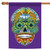 Animal Spirits Sugar Skull Outdoor House Flag 40" x 28"