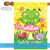 Green and Yellow Froggie With Friends Outdoor House Flag 28" x 40"