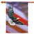 Soaring Eagle with USA Flag Patriotic Outdoor Flag - 40" x 28"