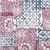 14" x 20" Red and Blue Patches Rectangular Outdoor Throw Pillow