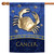 Blue and Gold Cancer Zodiac Outdoor House Flag 40" x 28"