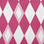 16" x 16" Pink and White Harlequin Outdoor Throw Pillow