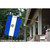 Blue and Black El Salvador Outdoor House Flag 40" x 28"