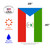 Green and Red Equatorial Guinea Outdoor House Flag 40" x 28"