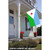 Blue and Green Djibouti Outdoor House Flag 40" x 28"