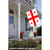 Red and White Georgia Outdoor House Flag 40" x 28"