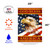 Bald Eagle Patriotic "God Bless America" Outdoor Flag - 40" x 28"