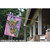 Green and Purple Neon Giraffe Outdoor House Flag 40" x 28"