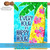 Blue and Yellow Happy Hour Surf Outdoor House Flag 40" x 28"