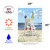 Blue and Beige Pelican Post Ocean City Outdoor House Flag 40" x 28"