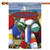 Blue Floats and Boats Key West Outdoor House Flag 40" x 28"