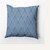 16" x 16" Blue and White Lifeflor Square Outdoor Throw Pillow