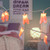 Ballerina Shoe Indoor Outdoor Patio Light Set - 6'  - White Wire - 10ct