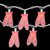 10-Count Ballerina Shoe Patio Light Set, 5.75ft White Wire