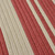 0.5' x 0.75' Terracotta Red All Purpose Striped Handcrafted Reversible Rectangular Area Throw Rug Corner Sample