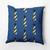 20" x 20" Blue and Black Beacon Outdoor Throw Pillow