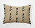 14" x 20" Brown and Black Beacon Rectangular Outdoor Throw Pillow
