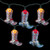 Cowboy Boots Indoor Outdoor Patio Light Set - 6' Green Wire - 10ct