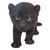 11" Black Innocent Standing Panther Cub Figurine