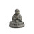 13.75" Gray Small Praying Buddha Figurine Statue