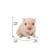 5.75" Chubby Piglet Sitting Outdoor Garden Statue