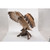 19" Brown and Black Eagle Owl on Branch Figurine